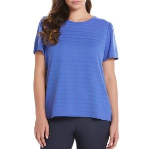 NWT - Rafaella ladies eyelet top XXL
